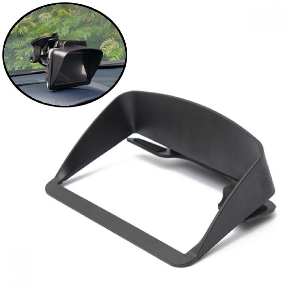 New Universal Black Sun Shade Visor Screen For GPS Sat Nav With 4.3 amp; 5 Screen