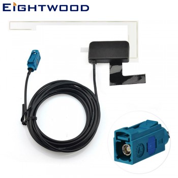 Eightwood Universal Auto Car DAB+ Aerial Radio Active Extension Antenna Fakra Amplified For Alpine,Pure Highway Europe Car