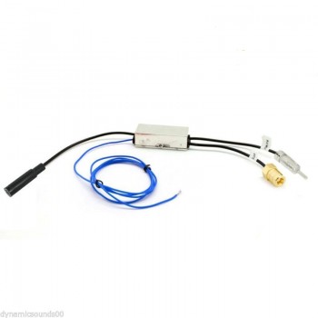 Eightwood Auto DAB+ AM/FM Car Radio Aerial Antenna Splitter DIN 41585 Female to Male and SMB  Aftermarket Conversion Cable