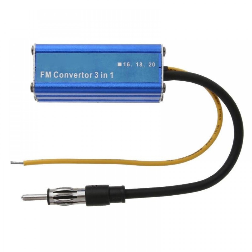 Universal 12V 3 in 1 Car Auto Stereo Antenna FM Radio Band Frequency Converter FM Band EXpander Frequency Converter High Quality