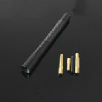 Carbon Aerials Car Antenna 12CM Carbon Fiber Aluminum For Radio FM AM Car Styling for Renault Clio 2 3 4 for mazda 3 6 cx-5