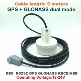 Gnss  Chip Module Design,NMEA0183. 12V-24 rs232 DB9 RS-232 GPS glonass receiver Antenna