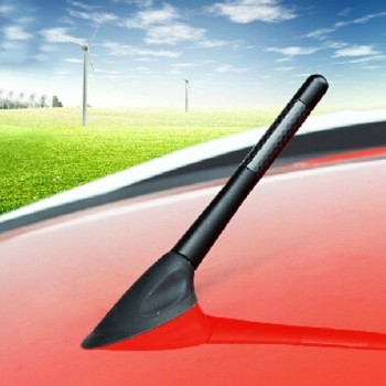 2018 Hot Universal Black Car Mini Short AM / FM radio 4.7 Carbon Fiber Antenna