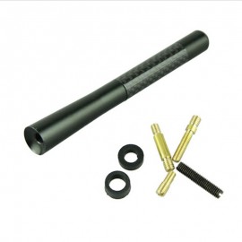 2018 Hot Universal Black Car Mini Short AM / FM radio 4.7 Carbon Fiber Antenna