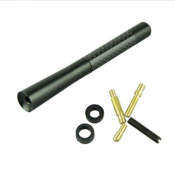2018 Hot Universal Black Car Mini Short AM / FM radio 4.7 Carbon Fiber Antenna