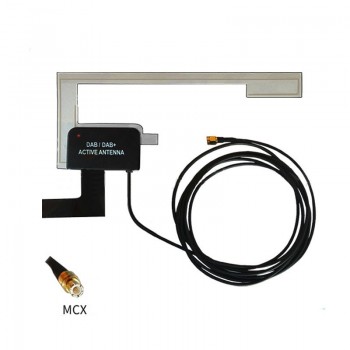 High Quality Universal MCX Antenna Car DAB DAB+ Digital Radio Aerial Antenna Glass Mount MCX Plug