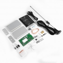 100KHz-1.7GHz Full-Band Receiver Software Radio UV HF FM AM RTL-SDR USB Tuner Receiver RTL2832U+R820T + U/V Antenna DIY Kits J25