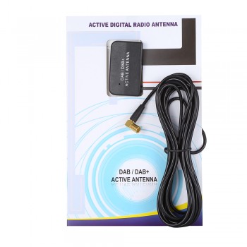DAB / DAB + - 301 - SMB Car Antenna Digital Active Antenna Universal For Radio TV Signal Receiver Box Car-Styling Antenna