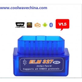 OBD 2 Real ELM 327 V 1.5 ELM327 Bluetooth OBD2 v1.5 Android Car Scanner Automotive Auto Diagnostic Tool OBDII Scaner Automotriz