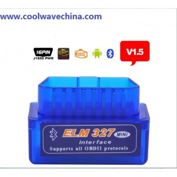 OBD 2 Real ELM 327 V 1.5 ELM327 Bluetooth OBD2 v1.5 Android Car Scanner Automotive Auto Diagnostic Tool OBDII Scaner Automotriz