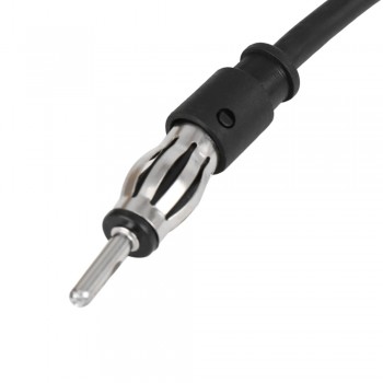UXCELL Car Black Male To Female Radio Stereo Antenna Adapter Extension Cable 55Cm Long