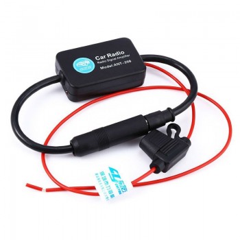 ANT-208 Universal Car FM AM Radio 25db Strengthen Antenna Signal Amplifier Booster