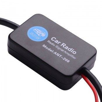 ANT-208 Universal Car FM AM Radio 25db Strengthen Antenna Signal Amplifier Booster