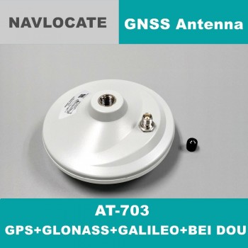 2pcs High Precision Survey Full frequency  RTK GNSS Antenna GNSS receiver Antenna GPS GLONASS BEI DOU  GALILEO  NAVLOCATE AT-703