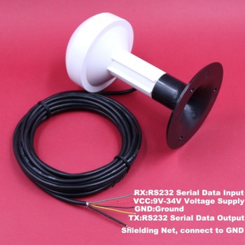 Boat ship GPS Antenna module Marine GPS Receiver Antenna, VCC 12V, 4800bps,RS232, 4M Flash DIY Connector with screw tube,BP-275S