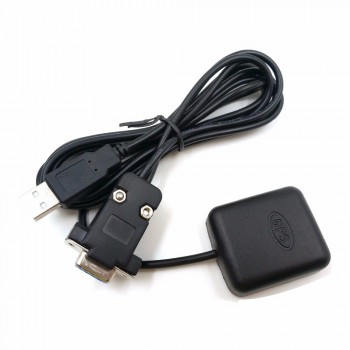 RS232 DB9 female+USB male connector RS-232 GNSS receiver Dual GPS+GLONASS receiver module antenna,9600,NMEA,4M FLASH,BN-82DU