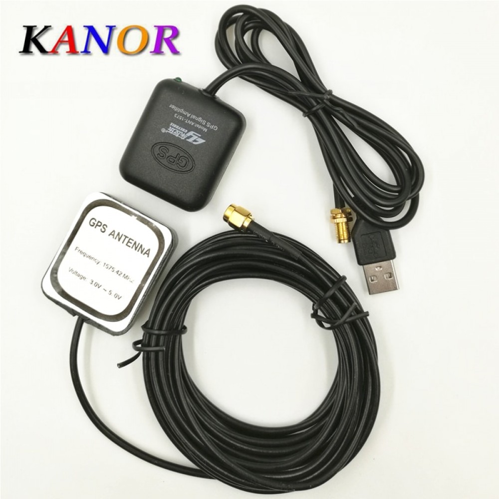 KANOR GPS Antenna Navigation System Amplifier Car Signal Repeater Receiver Transmitter Vehicle GPS Signal Amplifier Booster