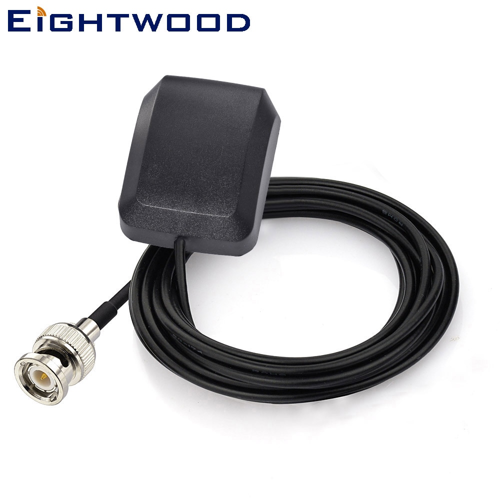 Eightwood Car GPS Receiver Active Aerial Antenna BNC Plug RA Connector for  Audi BNW