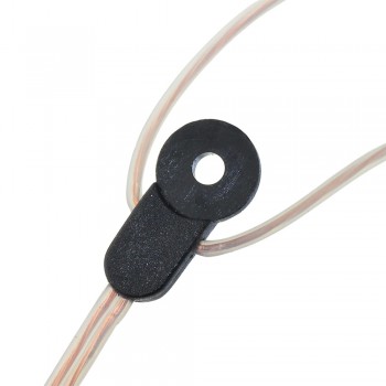 Eightwood  FM Radio Antenna 75 Ohm UNBAL Dipole Indoor HD Aerial  F Male Connector Y Tuner 6FT Cable for Yamaha JVC Sony