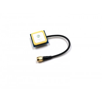 GPS GLONASS Dual antenna 32dB High Gain internal active patch antenna RG174 cable SMA male connector ,BA-1590