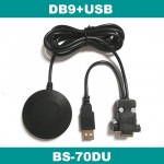 RS232 DB9 female+USB male interface connector RS-232 GPS receiver,IPC ALV PVT locater,BS-70DU