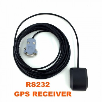 Industrial control applications Free shipping 5V rs232 DB9 RS-232 GPS receiver Antenna  Gps Chip Module Design,nmea0183