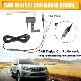Car Aerial Universal FM DAB Internal Car Radio Antenna Glass Mount DAB+ Digital
