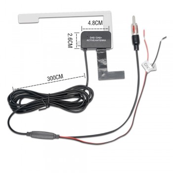 Car Aerial Universal FM DAB Internal Car Radio Antenna Glass Mount DAB+ Digital