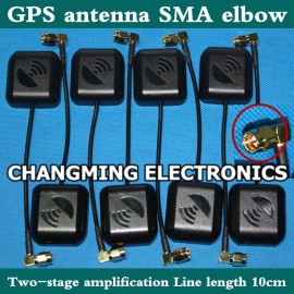 Car GPS antenna SMA elbow Navigation antenna High quality signal  Line length10CM(working 100% Free Shipping)1PCS