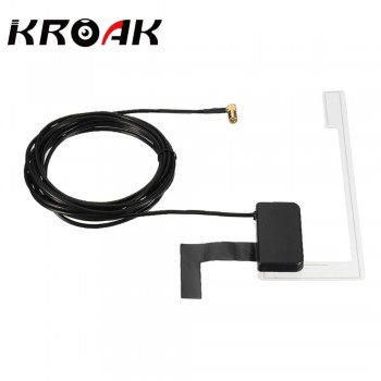 Universal Car Window Glass Mount DAB Digital Car Radio Aerial Antenna Cable SMB For Pioneer AN-DAB1Right Angle Connector