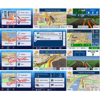 GPS accessories 8G gps maps sd card 2018 latest Map for WinCE car gps navigation map Europe/Russia/USA/CA/AU/Israel Car gps map