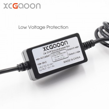 XCGaoon Car Charger DC Converter Module 12V 24V To 12V 1.5A with 3.5mm Port fit Radar Detector, DVR Camera Cable Length 3.5m