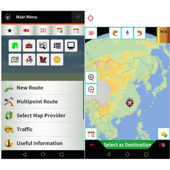 Fit for Android  System Car Auto GPS Navigation 8GB Micro SD Card for Australia New Zealand Map