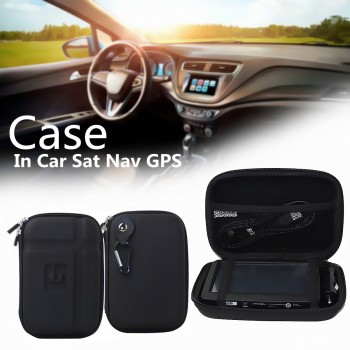 5 Inch Black Hard Shell EVA Sat Nav GPS Storage Case Cover Carry Waterproof Bag for Tom/Tom GO 5100 5000 510 500