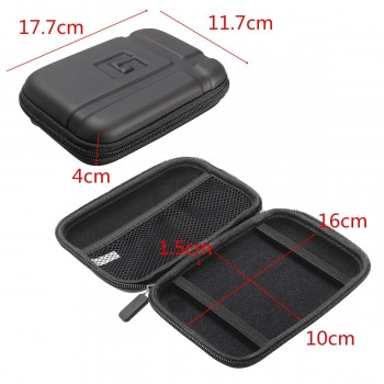 5 Inch Black Hard Shell EVA Sat Nav GPS Storage Case Cover Carry Waterproof Bag for Tom/Tom GO 5100 5000 510 500