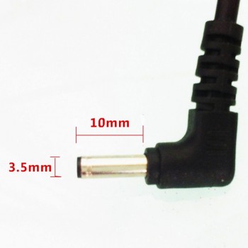 Biurlink 3.5MM Plug DC 12V 1.5 Meters Cable Length Car Charger for GPS Radar Detector Cigarette Lighter with Swicth Button