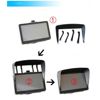 7 inch Car GPS Navigation Sunshade Anti Accessories parts Sun Shield Gps sunshine Umbrella navigator Free shipping