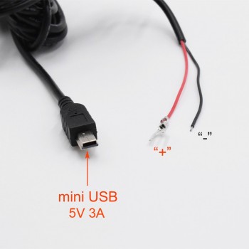 XCGaoon Straight mini USB Car Charger DC Converter Module 12V 24V To 5V 3A High Quality Low Voltage Protection Length 3.5m