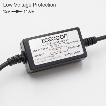 XCGaoon Straight mini USB Car Charger DC Converter Module 12V 24V To 5V 3A High Quality Low Voltage Protection Length 3.5m