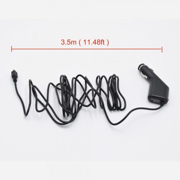 XCGaoon 5V 2A Micro USB Car Charger for Car DVR Camera / Smartphone Mobile / GPS fit 12V 24V Car, Cable Length 3.5meter