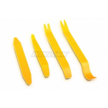 Free Shipping! 4 Pieces Install Kit Tool Disassemble Car DVD Radio on Panel Dashboard Removal Pry