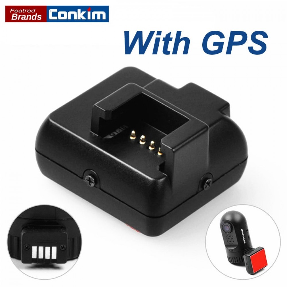 Conkim GPS logger Mini 0803 0805 gps Ambarella A7 LA50D video gps module car dvrs dashcam micro USB port  0805P 0801S GPS holder
