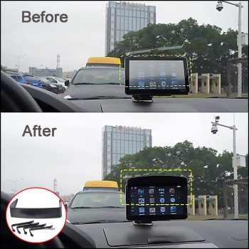 Wooeight 1Set Hot Sale Car NavIgation Accessories 6/ 7 inch Frame Universal GPS Sunshade Sun Shade Screen Visor Hood Block