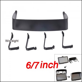 Wooeight 1Set Hot Sale Car NavIgation Accessories 6/ 7 inch Frame Universal GPS Sunshade Sun Shade Screen Visor Hood Block