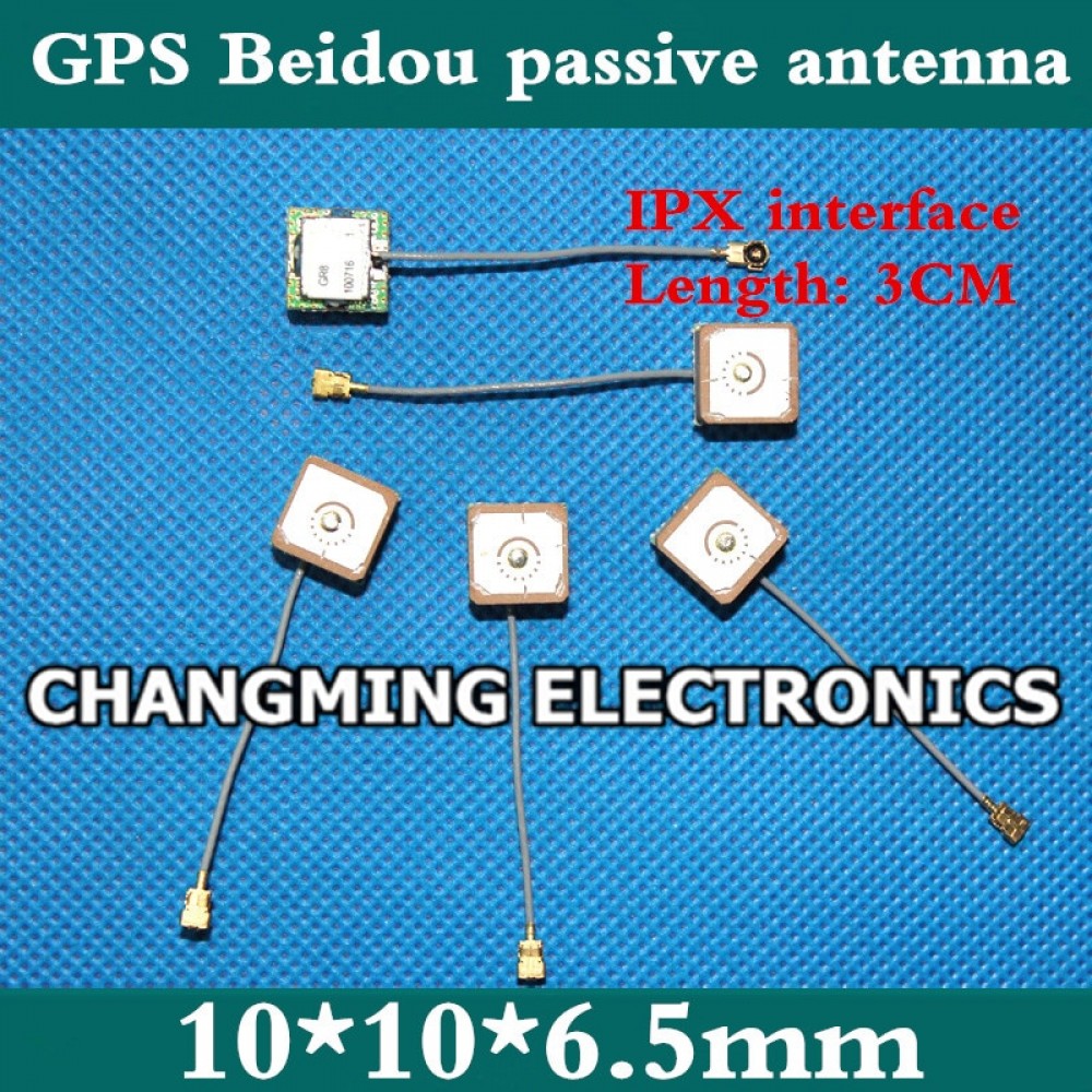 10*10*6.5mm Built-in ceramic antenna GPS Beidou passive antenna smart watches wearable products(working 100% Free Shipping)5PCS