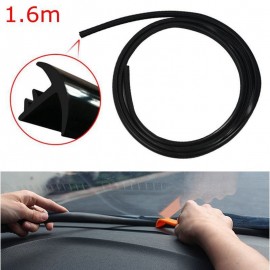 Roadlover Rubber 1.6m Sound Proof Dust Proof Sealing Strip for Auto Car Dashboard Insulation Windshield Anti-Noise Sound