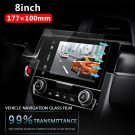 Vehemo Car Tempered Glass For Car GPS MP5 Video Player Screen Protector Film Premium 8 Inchs 177x100mm DVD Guard LCD Monitor