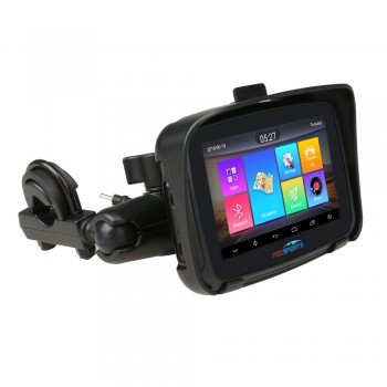 Fodsports 5 inch motorcycle navigator android 6.0 wifi 16G moto car gps ipx7 waterproof FM motorbike navigation 3000mAh battery