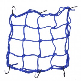 Motorcycle Luggage Net Mesh Safety Net Tension Power Transmission Grid Blue NEW