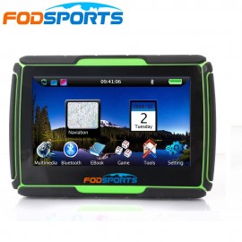 3 Colors available,Newest Version 4.3 Inch 8GB 256MB RAM Waterproof Moto Bluetooth GPS Navigation for Motorcycle+Free Maps